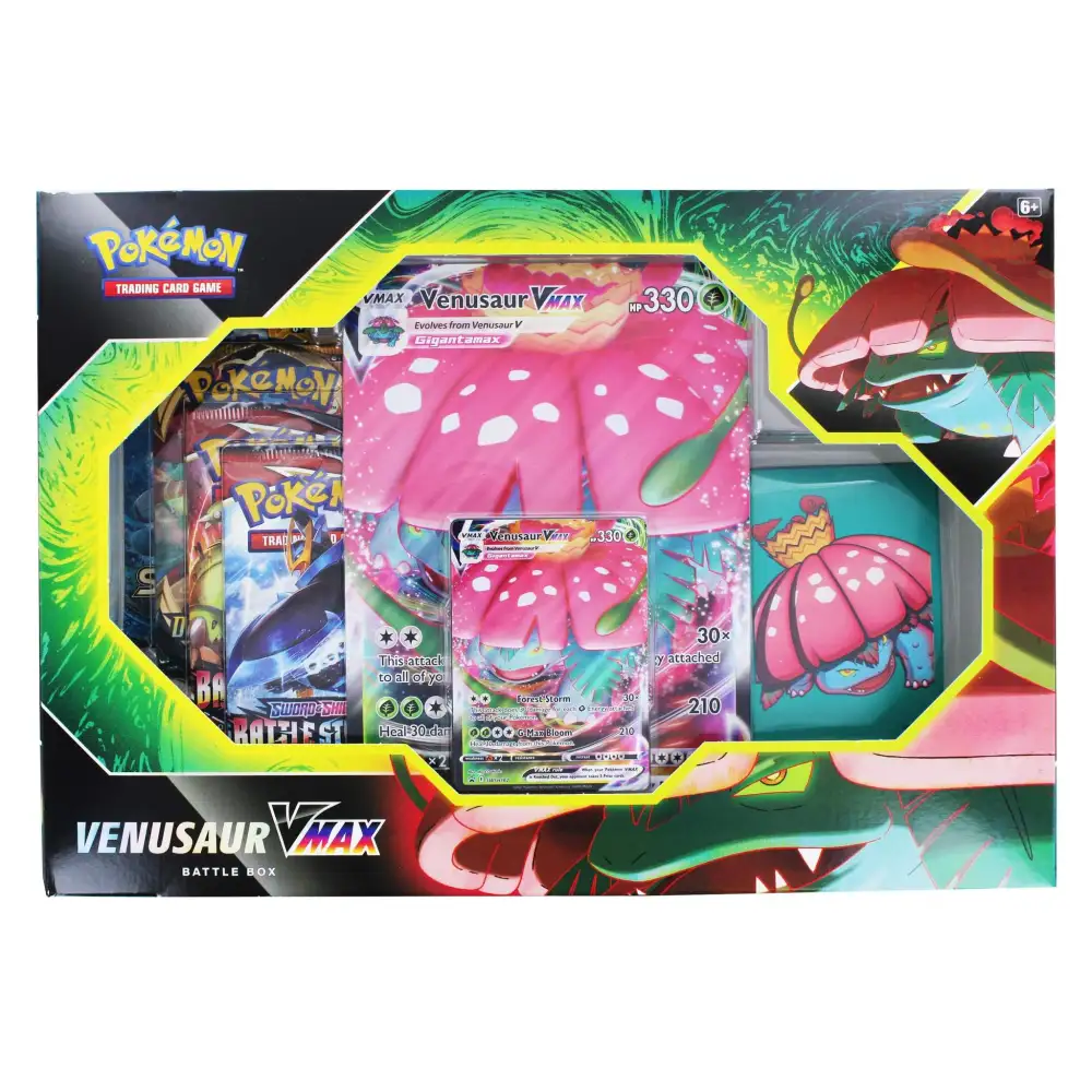 Pokémon TCG: Venusaur Vmax Battle Box V Box Pokémon