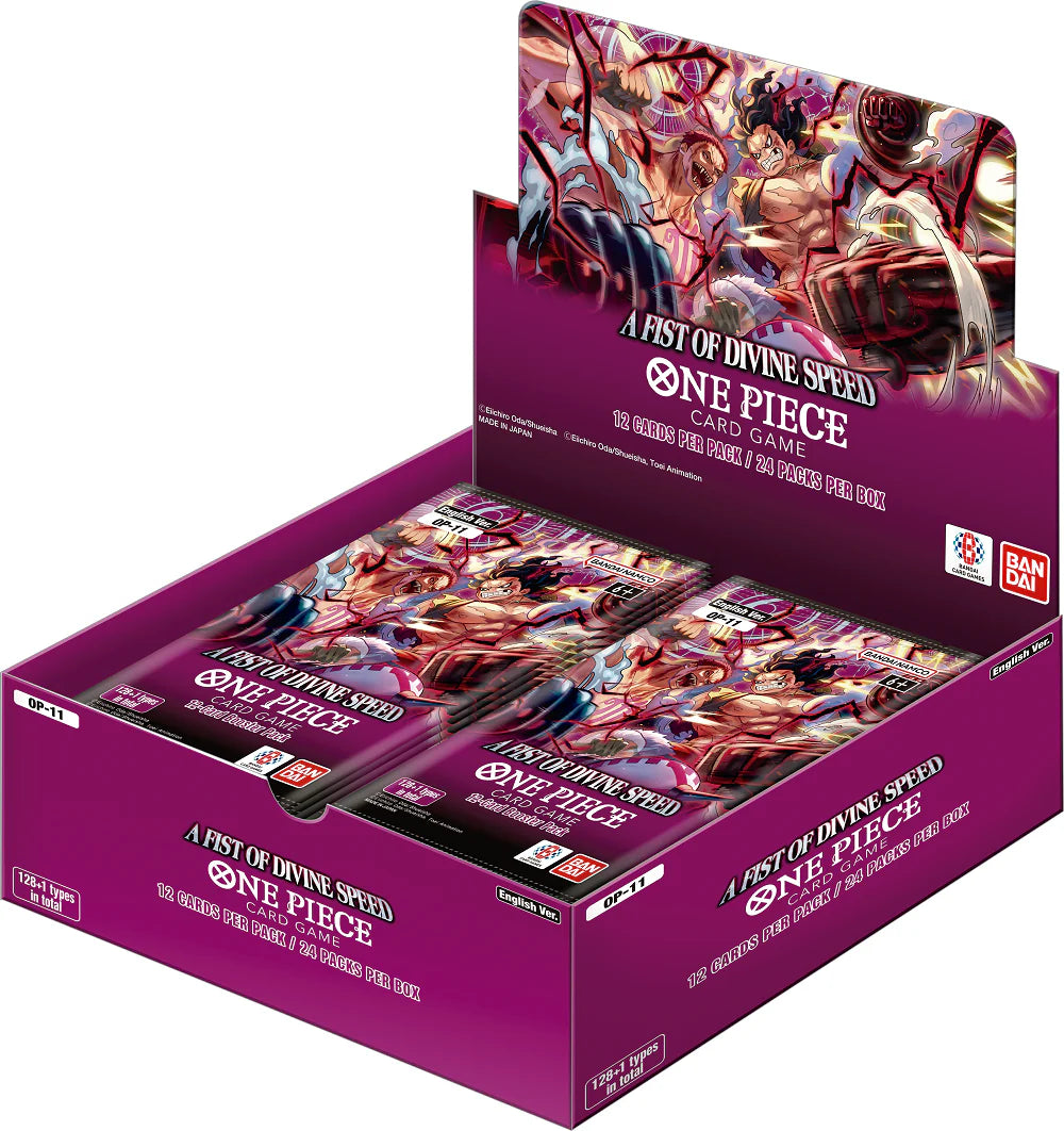 One Piece Card Game: A Fist of Divine Speed (OP11) Booster Display Box
