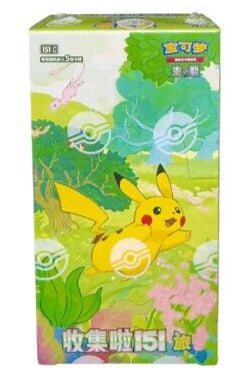 Pokémon: "151 - Journey" Slim Booster Box (Kinesisk)