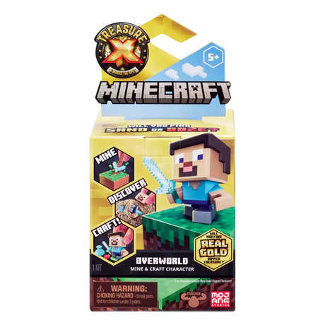 Treasure X Minecraft: Overworld, Mine & Craft Character Action- og legetøjsfigurer Treasure X