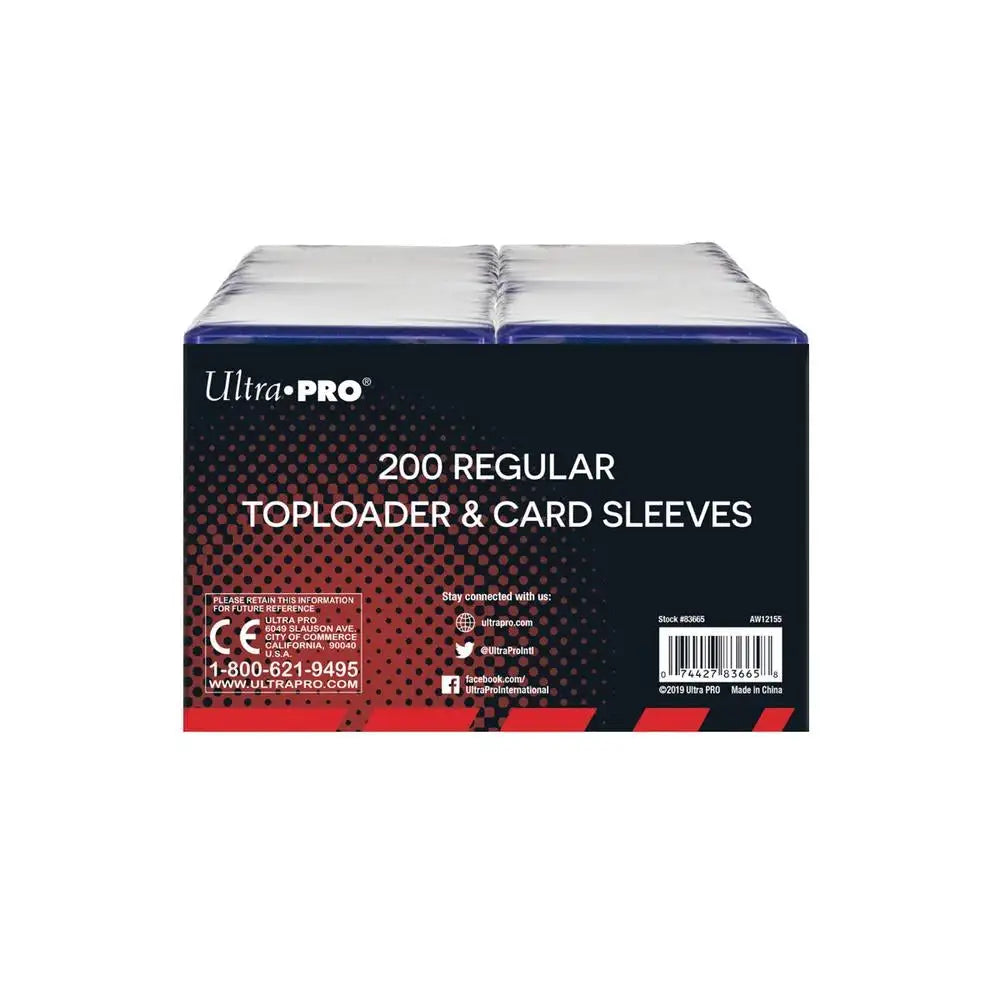 Ultra Pro: 3"x4" 200 stk. Toploader & Card Sleeves Toploader Ultra Pro