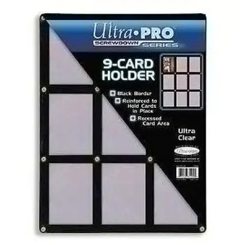 Ultra Pro: 9-Card Holder (kortramme) Card Game Accessories Ultra Pro