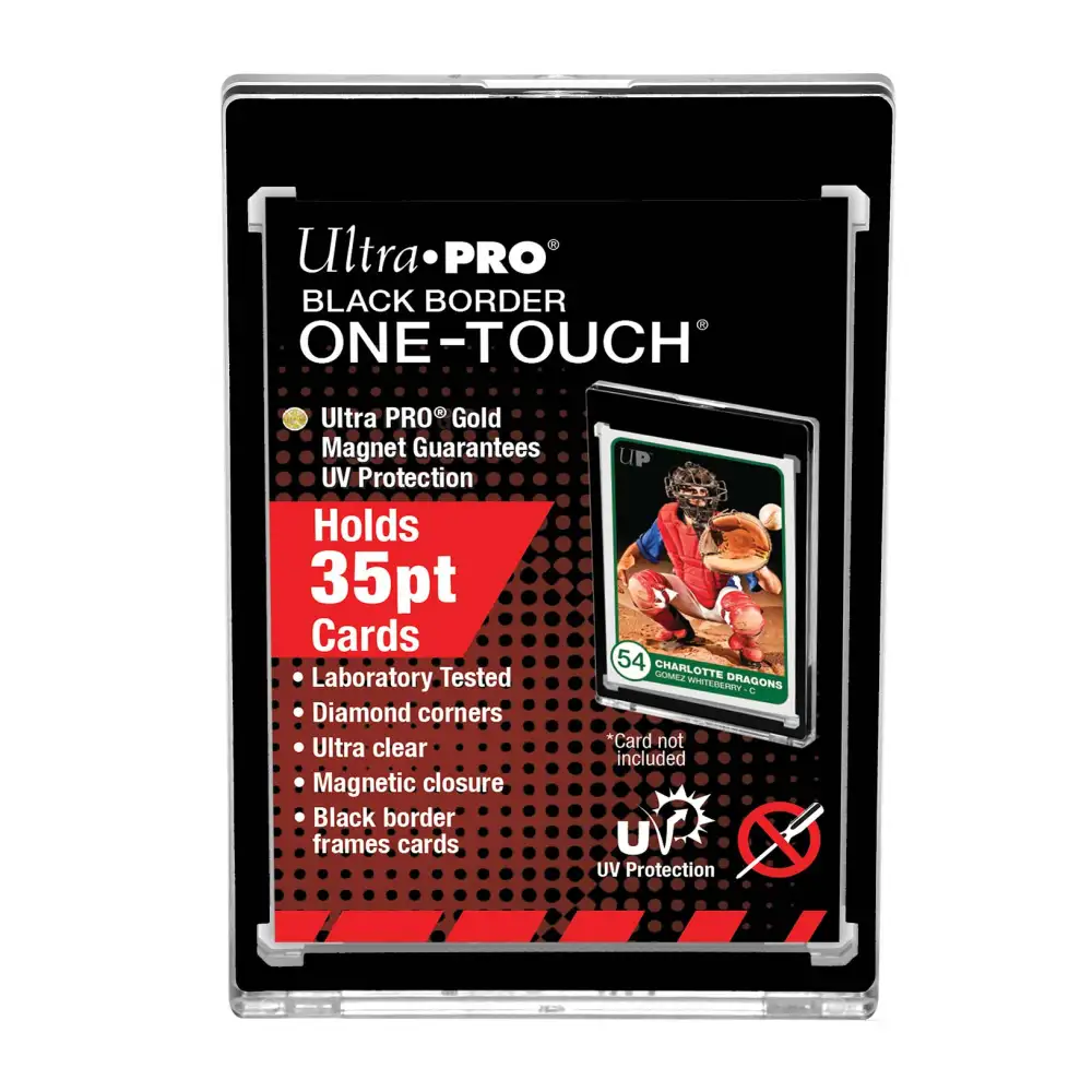 Ultra Pro: Black Border One Touch 35 pt. Magnetic Holder Tilbehør Ultra Pro