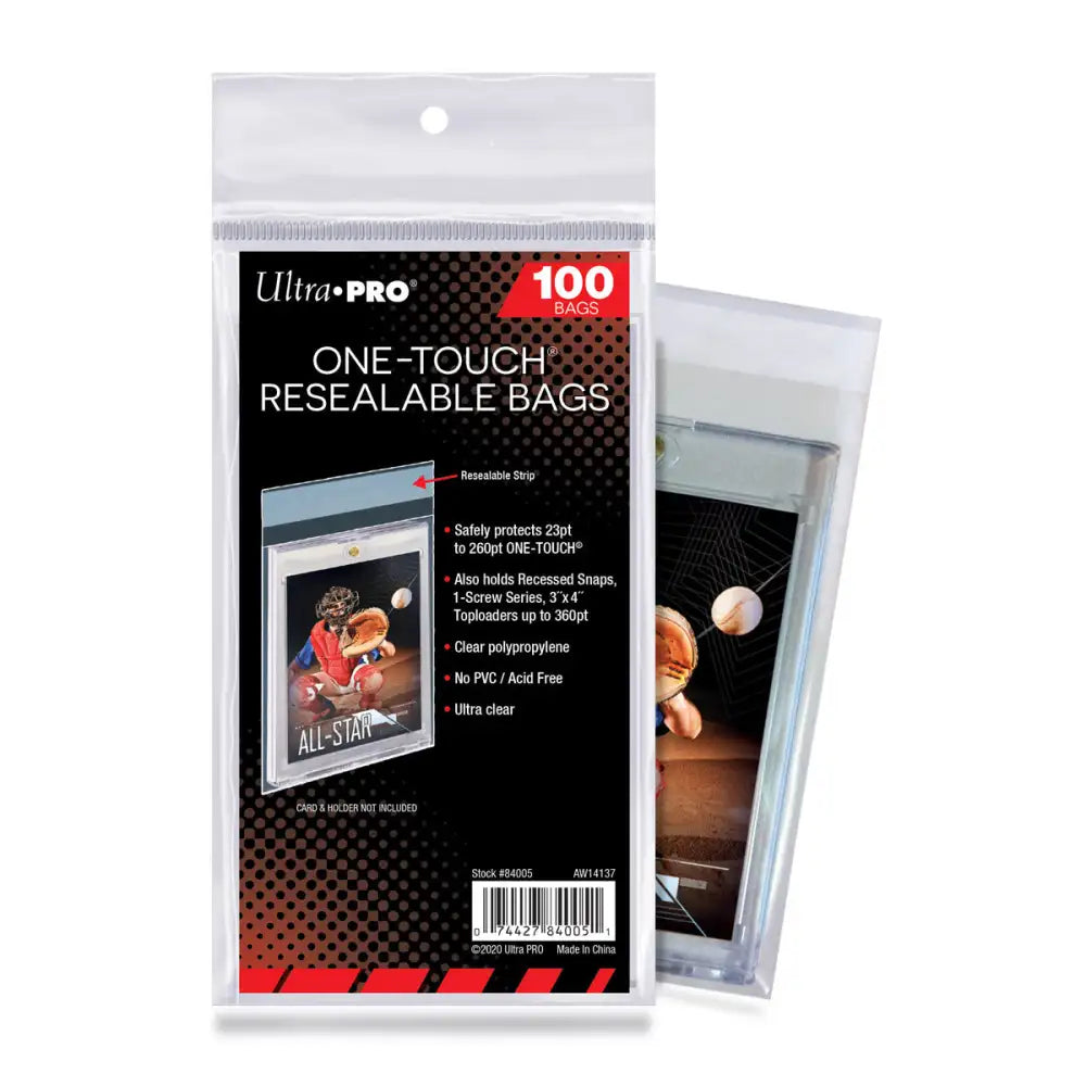 Ultra Pro: ONE-TOUCH Resealable Bags Card Game Accessories Ultra Pro