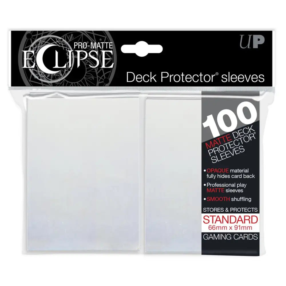 Ultra Pro: PRO-Matte Eclipse Standard Deck Protector Sleeves (100 stk.) Card Sleeves Ultra Pro