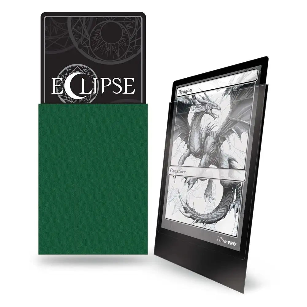 Ultra Pro: PRO-Matte Eclipse Standard Deck Protector Sleeves (100 stk.) Card Sleeves Ultra Pro Forest Green