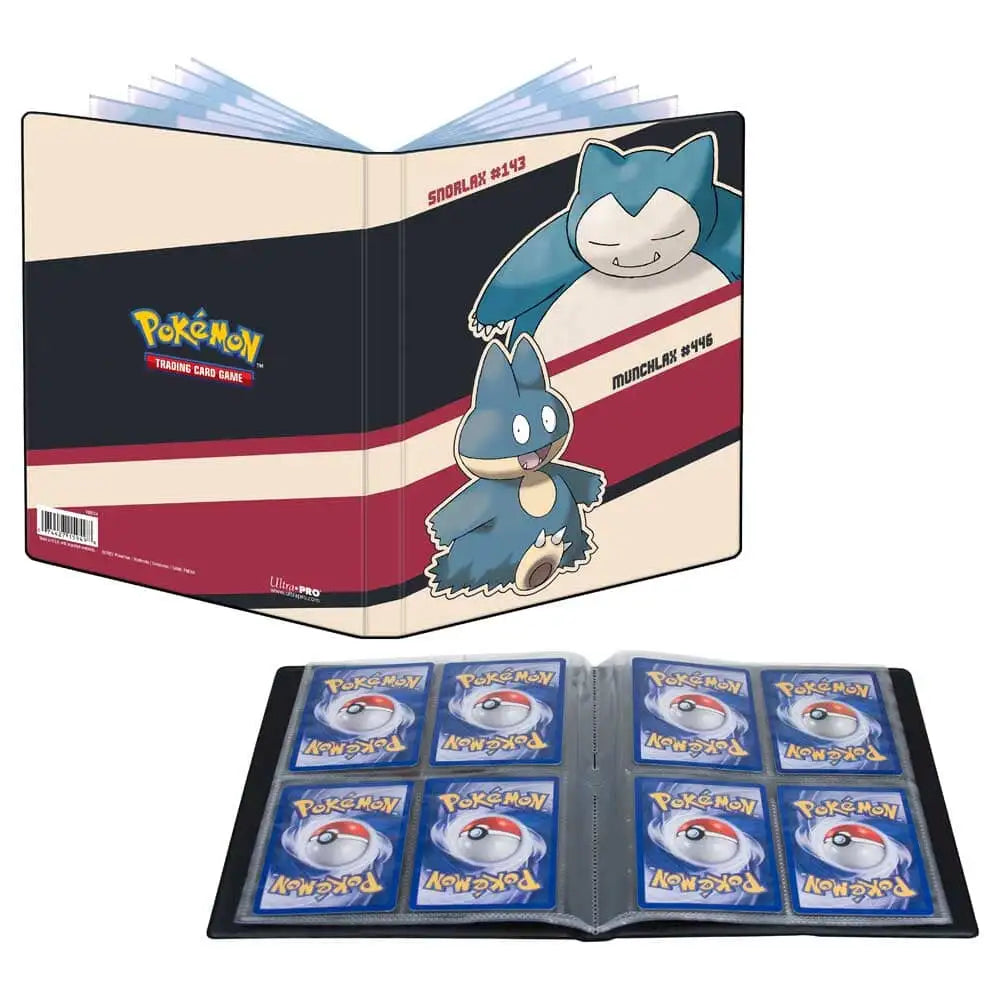 Ultra Pro: Snorlax & Munchlax Portfolio 4-Pocket Kortspil – tilbehør Ultra Pro