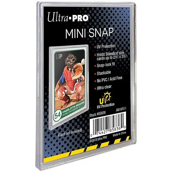Ultra Pro: UV Mini Snap Card Holder - Tilbehør