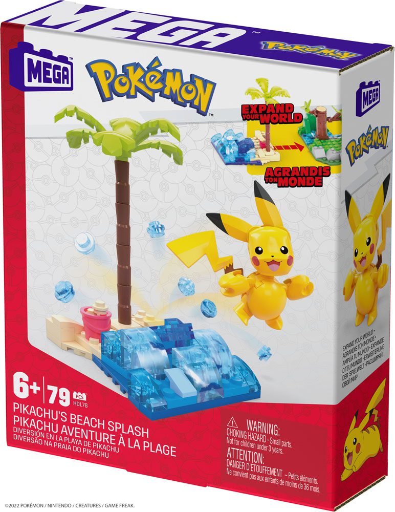 Mega Construx: Pokémon - Pikachu's Beach Splash - Construction Set