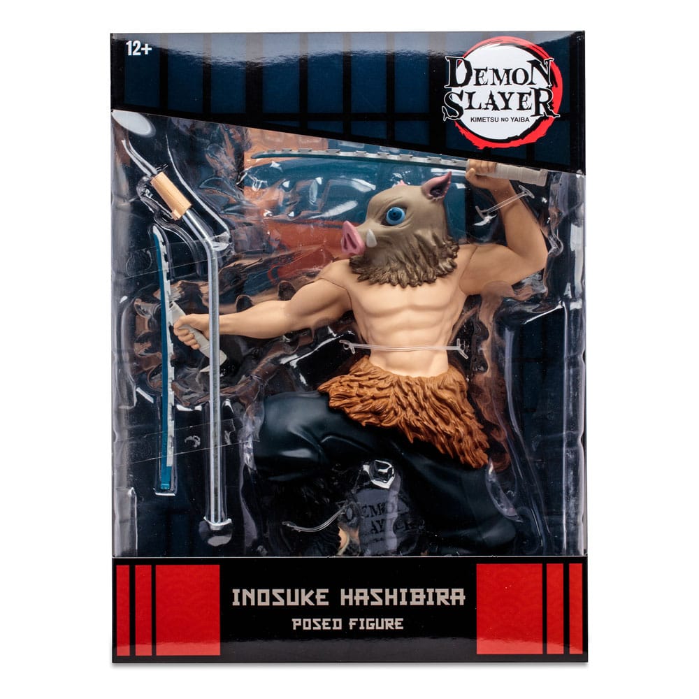 Demon Slayer: Inosuke Hashibira, Kimetsu no Yaiba Action Figure - 30 cm