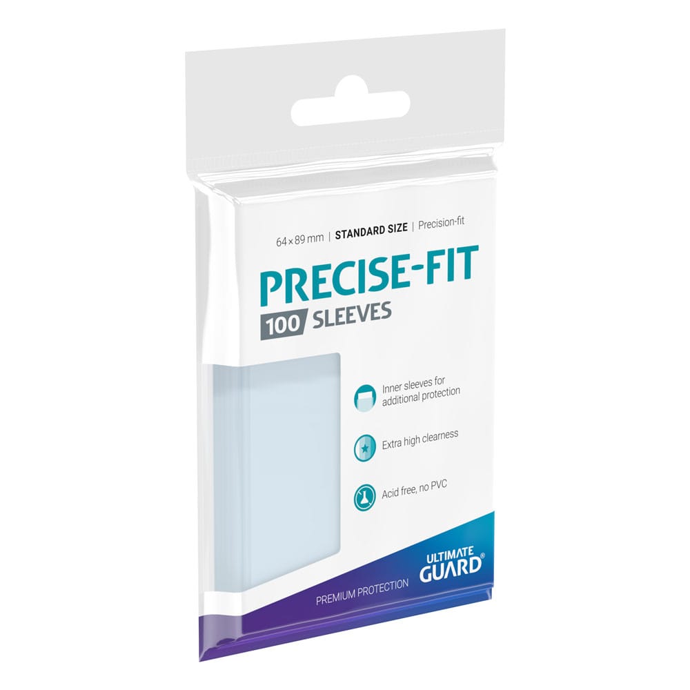 Ultimate Guard: Precise-Fit Resealable Sleeves (100 stk.) - Standard Size