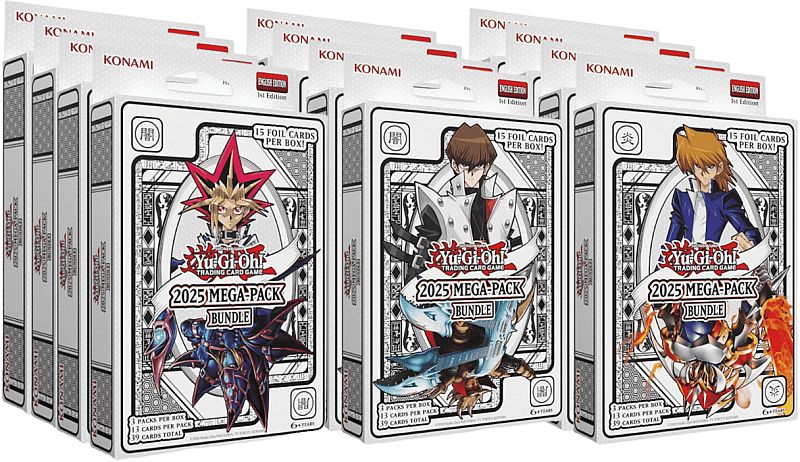 Yu-Gi-Oh! - Mega-Pack 2025 - Bundle display 12 Bundles (36 Mega-Pack Boosters)