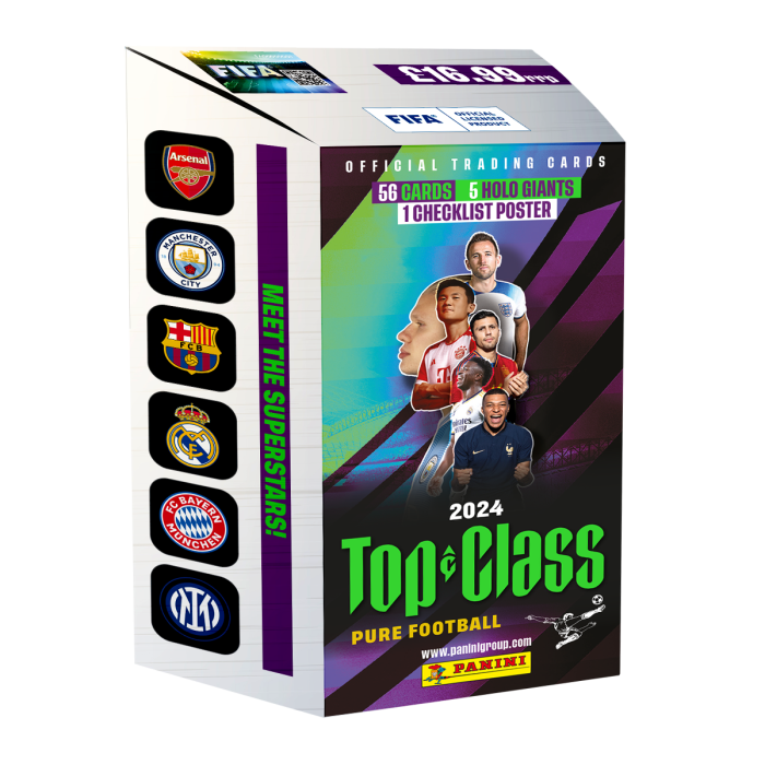 Panini Pure Football 2024 Top Class Blaster Box Kortspil