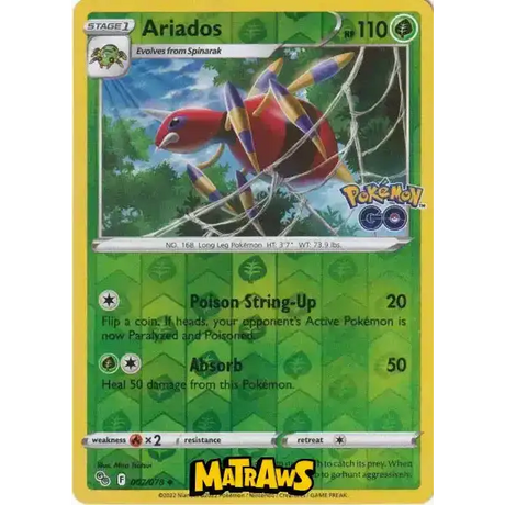 (007/078) Ariados - Reverse Enkeltkort Pokémon GO TCG 
