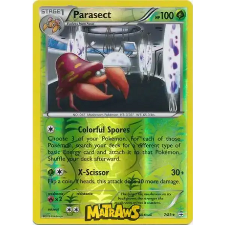 (007/083) Parasect - Reverse Enkeltkort Generations 
