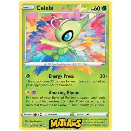 (009/185) Celebi - Amazing Rare Enkeltkort Vivid Voltage 