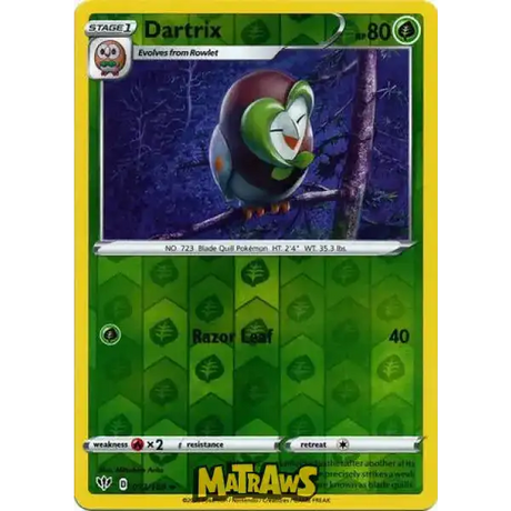 (012/189) Dartrix - Reverse Enkeltkort Darkness Ablaze 