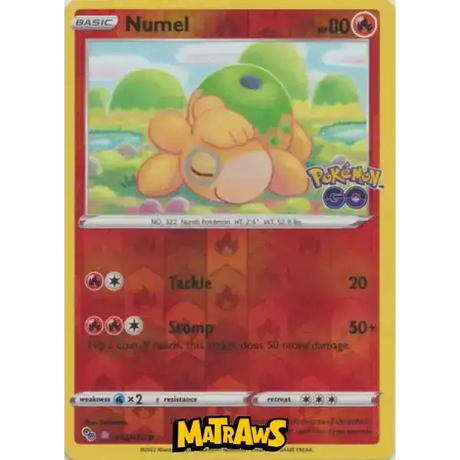 (013/078) Numel - Reverse (Ditto) Enkeltkort Pokémon GO TCG 