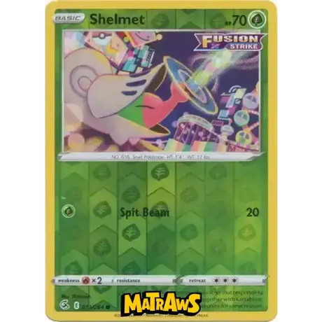 (013/264) Shelmet - Reverse Enkeltkort Fusion Strike 