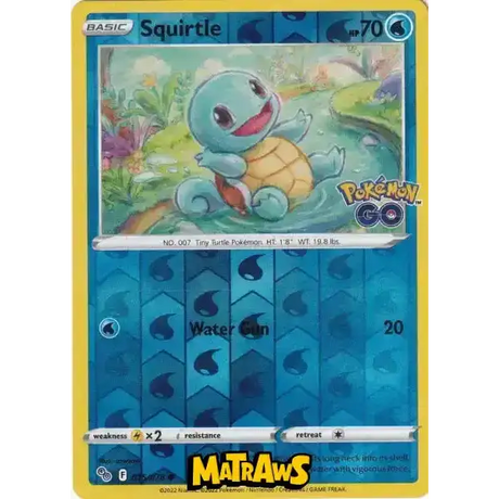 (015/078) Squirtle - Reverse Enkeltkort Pokémon GO TCG 