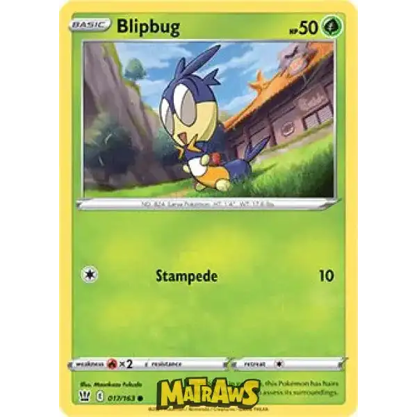 (017/163) Blipbug Enkeltkort Battle Styles 