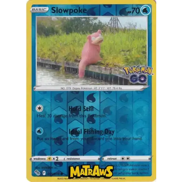 (019/078) Slowpoke - Reverse Enkeltkort Pokémon GO TCG 
