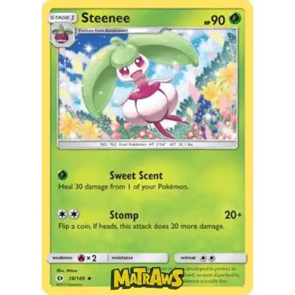 (019/149) Steenee Enkeltkort Sun & Moon 