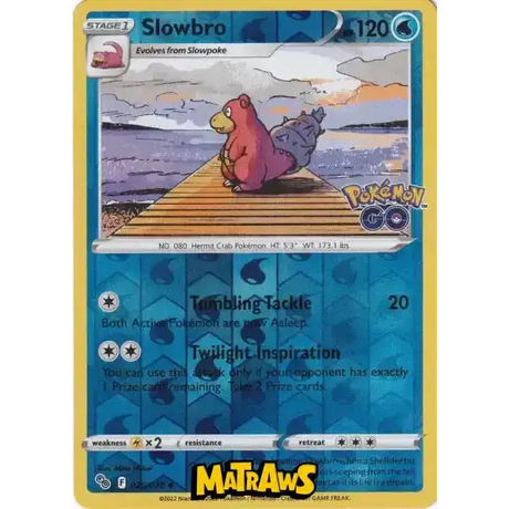 (020/078) Slowbro - Reverse Enkeltkort Pokémon GO TCG 