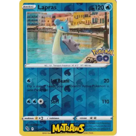 (023/078) Lapras - Reverse Enkeltkort Pokémon GO TCG 