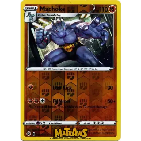 (025/073) Machoke - Reverse Enkeltkort Champion's Path 