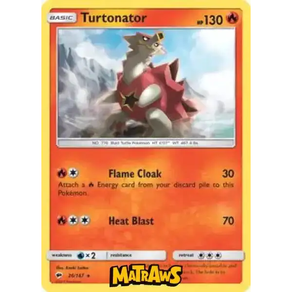 (026/147) Turtonator Enkeltkort Burning Shadows 