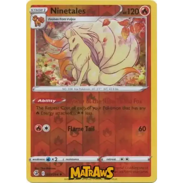 (031/264) Ninetales - Reverse Enkeltkort Fusion Strike 