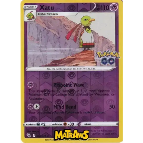 (033/078) Xatu - Reverse Enkeltkort Pokémon GO TCG 