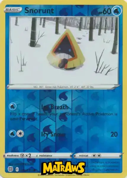 (034/172) Snorunt - Reverse Enkeltkort Brilliant Stars 