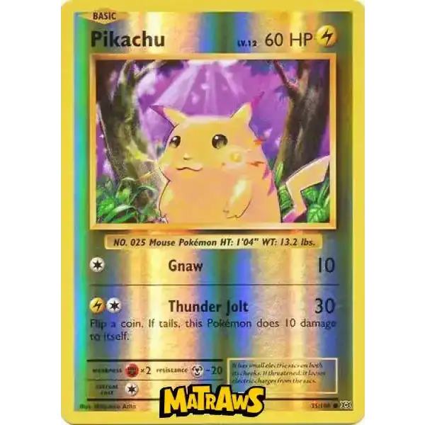 (035/108) Pikachu - Reverse Enkeltkort Evolutions 
