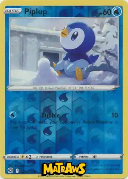 (035/172) Piplup - Reverse Enkeltkort Brilliant Stars 