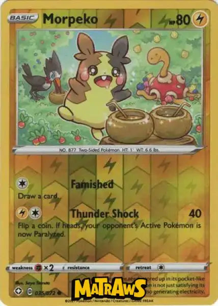 (035/72) Morpeko - Reverse Enkeltkort Shining Fates 