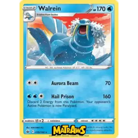 (039/198) Walrein Enkeltkort Chilling Reign 