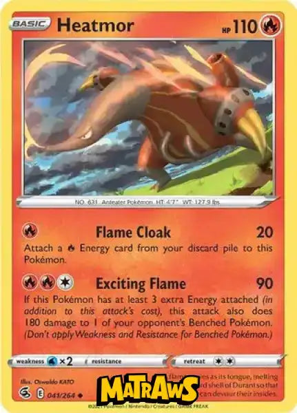 (041/264) Heatmor Enkeltkort Fusion Strike 