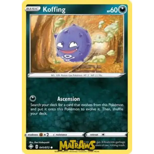 (041/72) Koffing Enkeltkort Shining Fates 