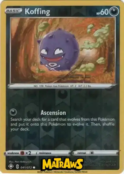 (041/72) Koffing - Reverse Enkeltkort Shining Fates 