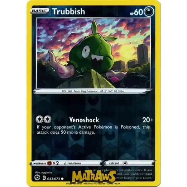 (043/073) Trubbish - Reverse Enkeltkort Champion's Path 