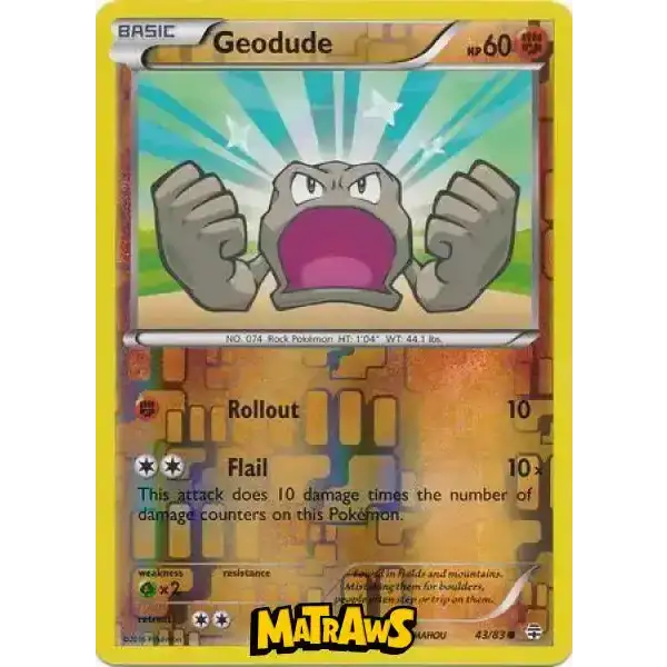 (043/083) Geodude - Reverse Enkeltkort Generations 