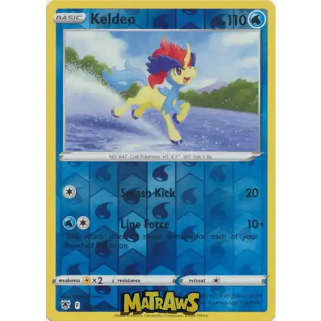 (045/189) Keldeo - Reverse Enkeltkort Astral Radiance 