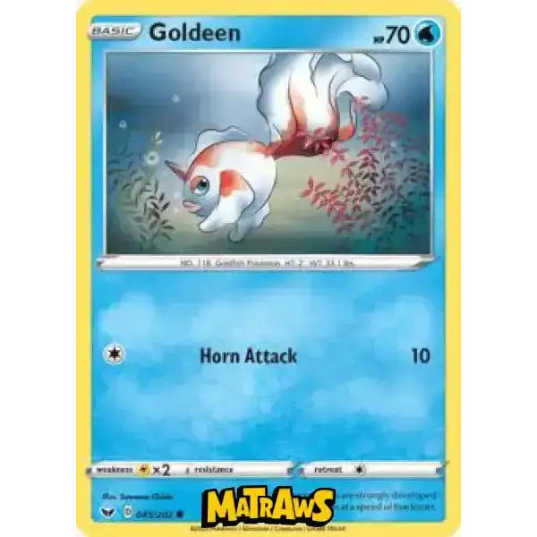 (045/202) Goldeen Enkeltkort Sword & Shield 