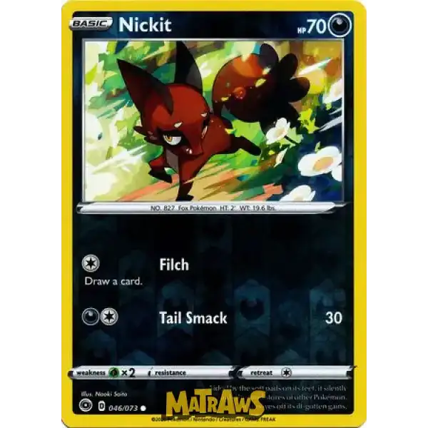 (046/073) Nickit - Reverse Enkeltkort Champion's Path 