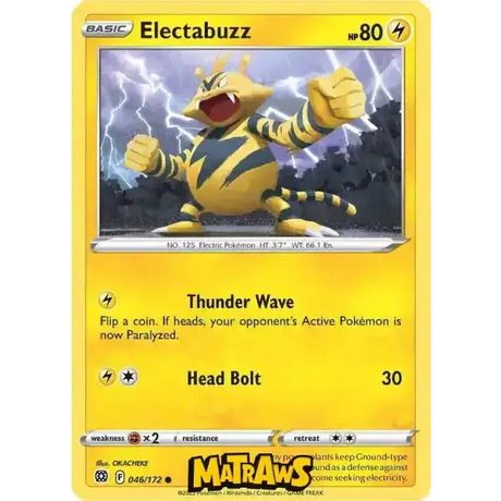 (046/172) Electabuzz Enkeltkort Brilliant Stars 