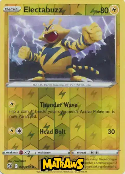 (046/172) Electabuzz - Reverse Enkeltkort Brilliant Stars 