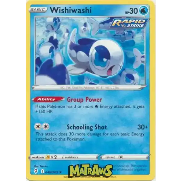 (046/203) Wishiwashi Enkeltkort Evolving Skies 