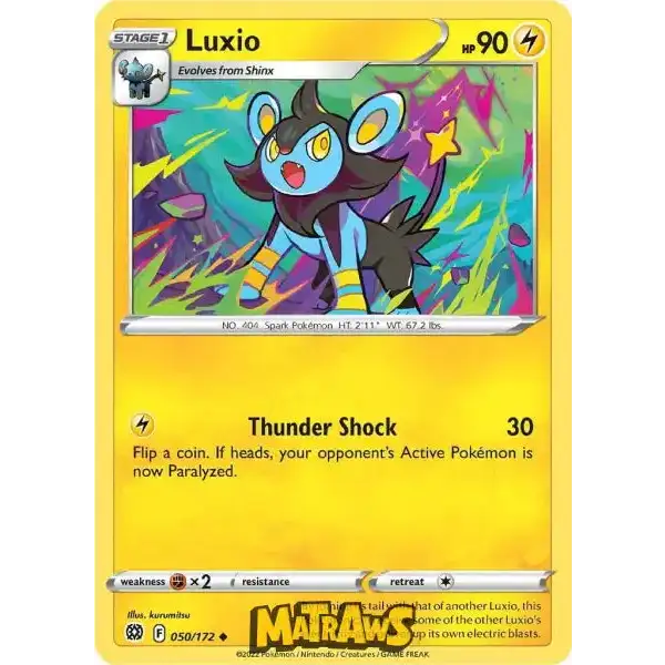 (050/172) Luxio Enkeltkort Brilliant Stars 